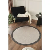 Conceptum Hypnose okrugli tepih Sisalux 3088, precnik 160 cm, siva / antracit
