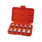 Extol Premium Vtična glava notranji TORX, nastavljeno 10ks, 1/2, CrV/S2