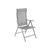 Songmics Zložljiv vrtni stol 56x70x106 cm siva