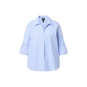 Ulla Popken Bluza svetlo modra/bela