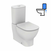 SIKOSIST0082 Ideal Standard Tesi AQUABLADE talna brezrobna WC školjka monoblok z WC desko s počasnim zapiranjem