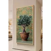 Wallity Dekorativna uramljena slika, 70x33cm, Šarena