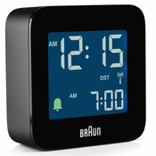 Braun BC 08 B-DCF black Radio Controlled Alarm Clock