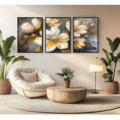 WALLXPERT Dekorativna uramljena MDF slika (3 komada) Mp3 00117 21 x 30