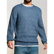 Sinsay - Džemper s dekorativnim pletenjem - grey blue
