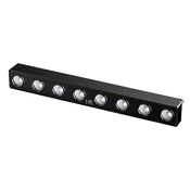 KJB Solarna stenska dekorativna svetilka, 8 LED, toplo bela, 2 kosa