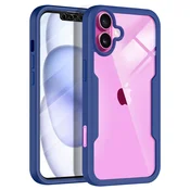 Hibridni Full body ovitek Techsuit ColorVerse 360 za iPhone 16 Plus - blue