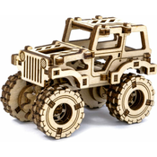 WOODEN CITY 3D sestavljanka Superfast Monster Truck No.1
