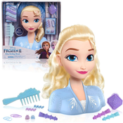Dječja lutka Just Play Disney - Napravite Elsi frizuru