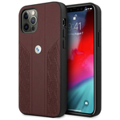Case BMW BMHCP12LRSPPR iPhone 12 Pro Max 6,7 red hardcase Leather Curve Perforate (BMHCP12LRSPPR)