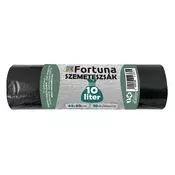 FORTUNA 10L crna vreća za smeće, 45x50 cm, pakiranje od 20 komada 12.01737