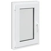 Vidaxl Okno za klet RISOR 50 x 75 cm PVC in steklo Antracit