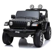Deciji džip na akumulator 12V JEEP RUBICON licenciran crni dvosed