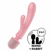 Satisfyer – Triple Lover Vibrator - Roza