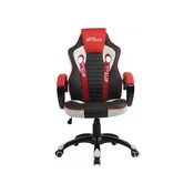 Gaming stol Bytezone Racer PRO (črno-siv-rdeč)