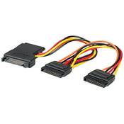 ROLINE kabel SATA na 3x SATA konektor