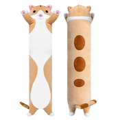 Aga4Kids Plišasta blazina Mačka Rjava 90 cm