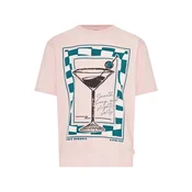 Funky Buddha Majica smaragd/rosé/črna/bela