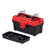 Prosperplast Kistenberg škatla za orodje 36x18,6x19,3 cm z ročajem, črna in rdeča