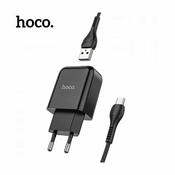 HOCO pametni hišni polnilec N2 z USB vtičem in s polnilnim kablom Type C 2,1A 10,5W - bel