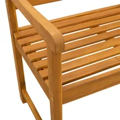 Zunanja klop Naravna 150 x 55,5 x 90 cm Masiven les akacije