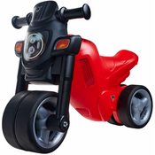 Održivač motocikla Sport Balance Bike Red BIG široke dvostruke gume kotači crveni od 18 mjeseci