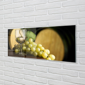 tulup.si Slika na akrilnem steklu Kozarec grozdja sod 140x70 cm 4 obešalnika
