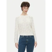 Pepe Jeans Pulover Nova PL702239 Écru Regular Fit