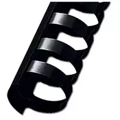 SPIRALA PLASTICNA FI-38MM OVAL PK50 FORNAX CRNA