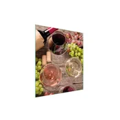 shumee STEKLENA REZALNA DESKA 45x52 VINO