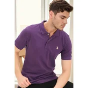 T9561 DEWBERRY MENS TSHIRT-PURPLE