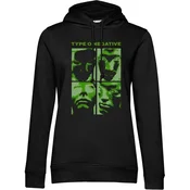 Type O Negative Faces Black M Ženske Kapuco