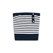 Tommy Jeans Top z naramnicami temno modra / bela