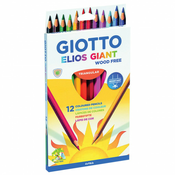 Obojeni olovci GIOTTO Elios trokutasti debeli 12 komada 2215 00