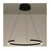 Eglo 390533 - LED prigušiva luster na sajli LABONETE LED/24,8W/230V crna + daljinski upravljac
