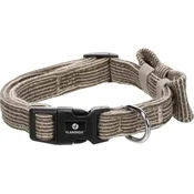 Flamingo Ovratnik iz tekstila Herbert svetlo rjave barve 35-50cm