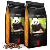 shumee Kavna zrna 1kg x2 Vietnam 100% Arabica Sveže pražena za kavni aparat SkimaCoffee + gratis