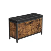 Songmics Čevlji klop 80x30x51 cm rjava
