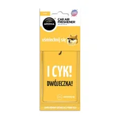 slomart AROMA CAR osvežilec zraka Lets Smile COTTON VANILLA