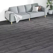 Podne daske 18 pcs Crna i bijela 5,26 m2 PVC