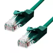 shumee ProXtend CAT5e U/UTP CU PVC Ethernet kabel zelene barve 1 m, 5UTP-01GR