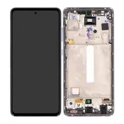 LCD za Samsung A52S 5G / SM-A528B(GH82-26861C) + Touch Screen SA OKVIROM ljubicasti F-ORG SP