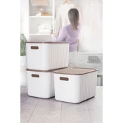Evila Originals Set kutija za skladištenje, 3 komada, Beli