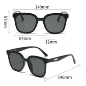 Baixiaoshe Unisex naocare za sunce, Crne