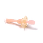 HAAKAA Silikonska cetkica za zube za bebe 360° roze