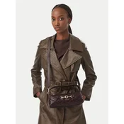Guess Ročna torba Frances Mini HWQG22 41720 Rjava
