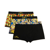 Cropp - Komplet 3 boksaric The Simpsons - rumena