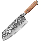 Damaskus kuhinjski nož Zayoku - Cleaver / Rjava KP37482