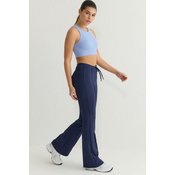 Trendyol Navy Blue Plain Diver/Scuba Sportswear Sweatpants