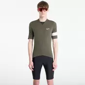 Dres Rapha Mens Core Lightweight Jersey Dark Green/ White M